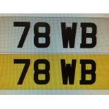 PRIVATE VEHICLE REGISTRATION NUMBER -