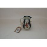 A WORCESTER SPARROW BEAK CREAMER DECORATED WITH UNDERGLAZE BLUE, IRON RED AND GILDING,