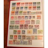 CZECHOSLOVAKIA: COLLECTION MAINLY PRE WW2 IN STOCKBOOK AND BINDER, SOME COVERS AND SOUVENIR ITEMS,