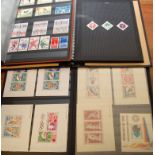 COLLECTION OF 1960-72 OLYMPIC THEMATICS OG OR MNH IN FIVE ALBUMS.