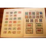 FILE BOX WITH VARIOUS, GB, GERMANY, DANZIG, BELGIAN CONGO, DUTCH RAILWAY STAMPS ETC.