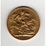 GB COINS: SOVEREIGN 1910