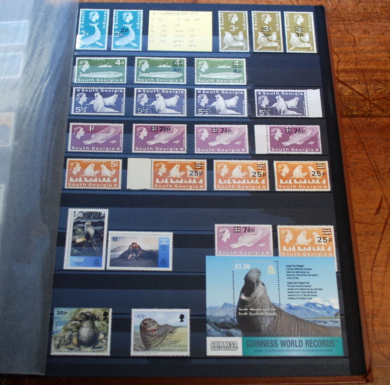 BOX OF VARIOUS IN TWELVE STOCKBOOKS, AQUATIC MAMMALS THEMATICS, CHANNEL ISLANDS, VATICAN ETC. - Image 2 of 3