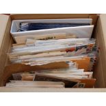 BOX OF COVERS, CARDS,