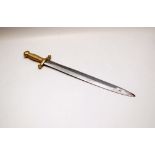 RARE 1833 FRENCH FOOT ARTILLERY SHORT SWORD, THE HILT STAMPED 848,