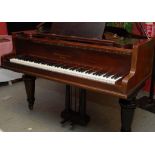 A JOHN BROADWOOD AND SON LONDON, BABY GRAND PIANO IN ROSEWOOD CASE,