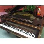 A JOHN BROADWOOD AND SON LONDON, BABY GRAND PIANO IN ROSEWOOD CASE,