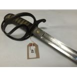 VICTORIAN KENT ARTILLERY VOLUNTEER SWORD, MAKER T.