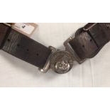 VICTORIAN ARMY BELT AND BUCKLE