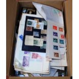 BOX WITH AN ECLECTIC MIX ALL WORLD IN PACKETS,