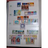 LARGE STOCKBOOK WITH QE2 MINT AND USED COUNTRIES M-N INCLUDING MAURITIUS, MONTSERRAT, NEW ZEALAND,