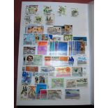 LARGE STOCKBOOK WITH QE2 MINT AND USED COUNTRIES B-F INCLUDING BOTSWANA, CANADA, COOK ISLANDS,