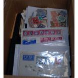 BOX OF VARIOUS IN PACKETS, ON STOCKCARDS,