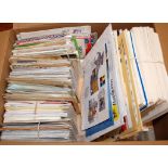 BOX OF COVERS AND CARDS, GERMANY, FINLAND WITH PARCEL CARDS, DENMARK, ETC.