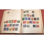 SG KG6 ALBUM WITH A MINT OR USED REMAINDER COLLECTION, BARBADOS, ST. KITTS, ETC.