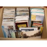 BOX OF MIXED POSTCARDS,