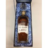 A ROYAL BRIERLEY DECANTER OF GLAMIS WHISKY (BOXED) 75CL