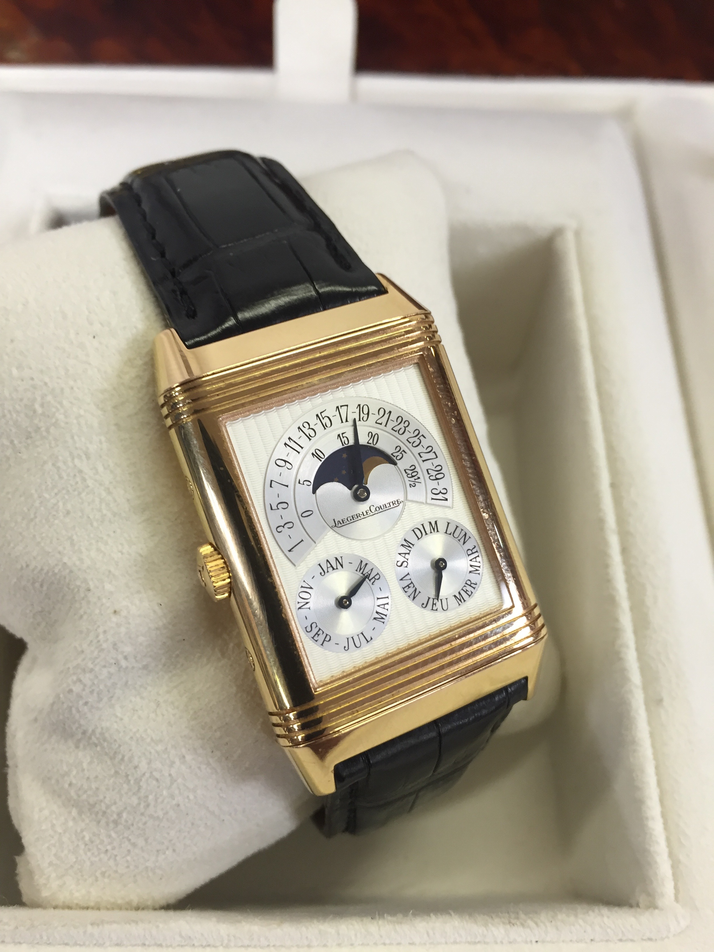 JAEGER-LE COULTRE REVERSO QUANTIEME PERPETUAL CALENDAR 18CT ROSE GOLD LIMITED EDITION GENTLEMAN'S - Image 2 of 10