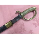 FRENCH BRIQUET MODEL 1816 MID 19TH CENTURY SIDE ARM,