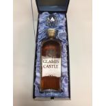 A ROYAL BRIERLEY DECANTER OF GLAMIS CASTLE WHISKY (BOXED) 75CL