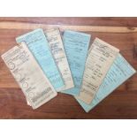 COLLECTION OF 20 VINTAGE VEHICLE LOG BOOKS CIRCA 1960S