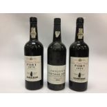 3 BOTTLES OF VINTAGE PORT TO INCLUDE SANDEMANS 1979 (2) AND TAYLORS 1983 (1) (75CL.