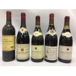 5 BOTTLES VINTAGE WINE (RED)