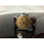 VINTAGE BRIETLING 789 TYPE CHRONOGRAPH STEEL SWISS MADE MEN'S WRIST WATCH,