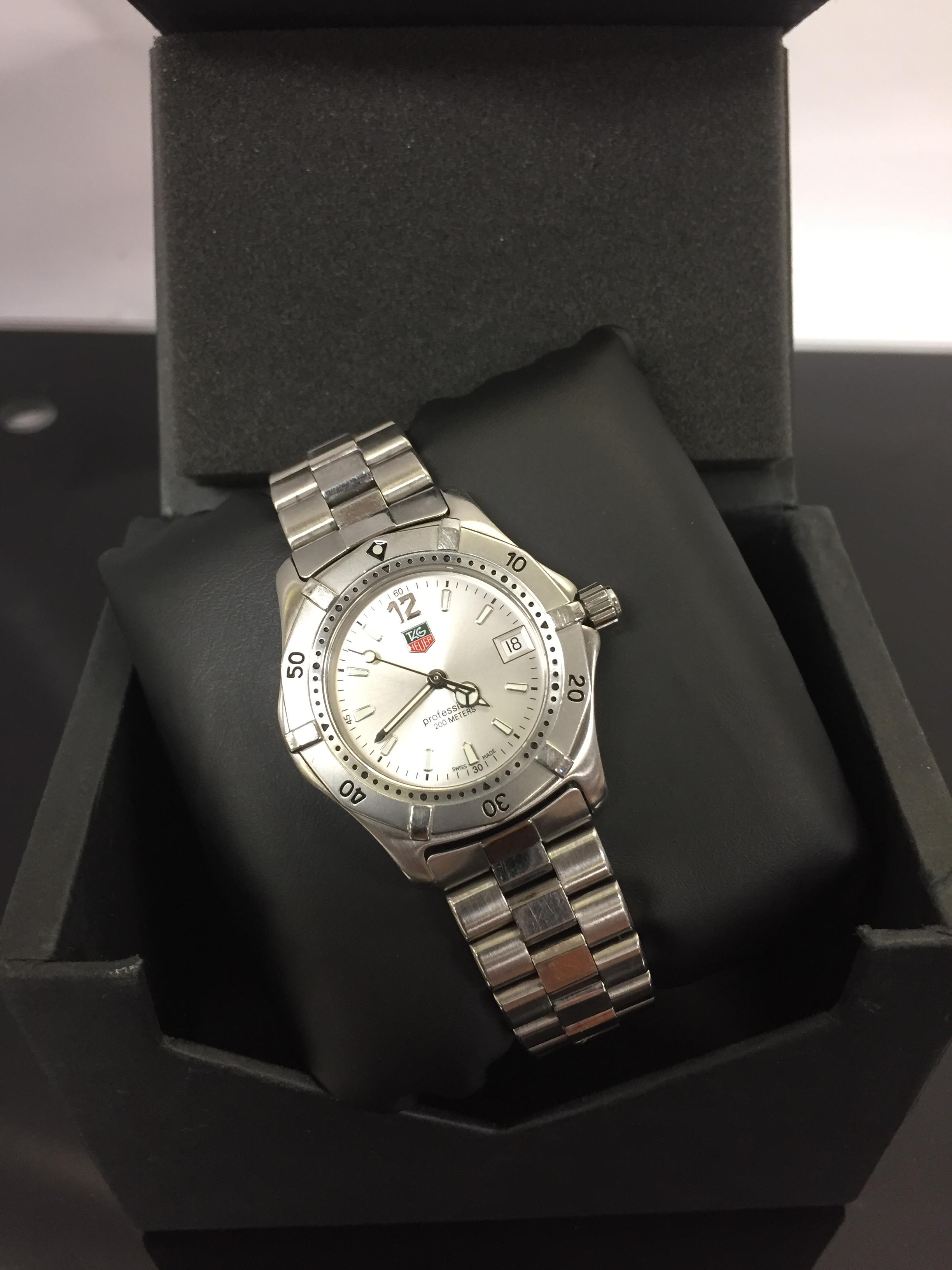 TAG HEUER LADY'S STAINLESS STEEL WRIST WATCH, MODEL WK1212-0, QB7926, BOXED, - Image 3 of 3