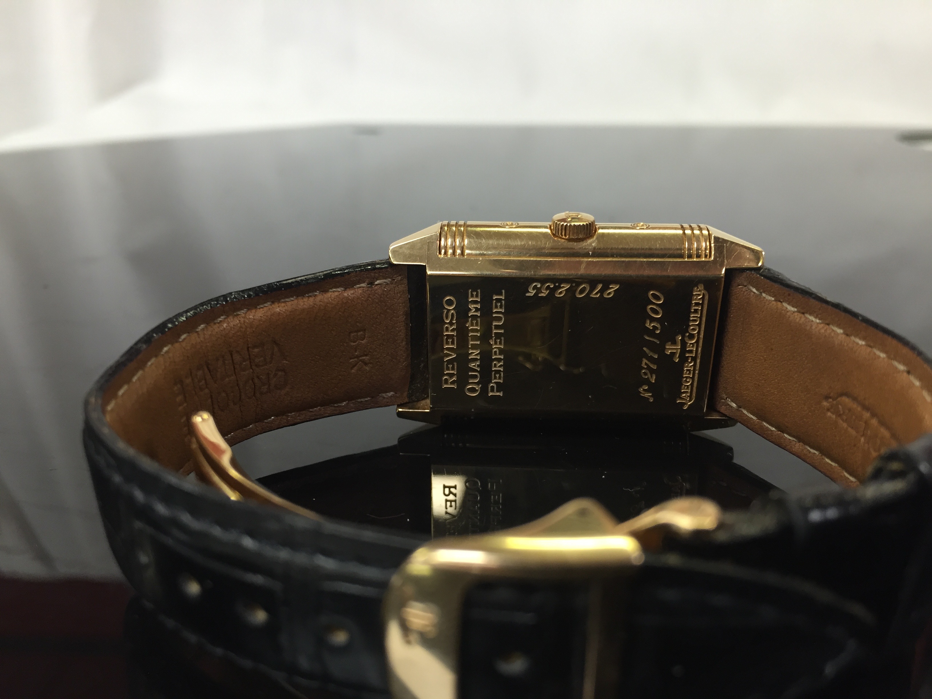 JAEGER-LE COULTRE REVERSO QUANTIEME PERPETUAL CALENDAR 18CT ROSE GOLD LIMITED EDITION GENTLEMAN'S - Image 6 of 10