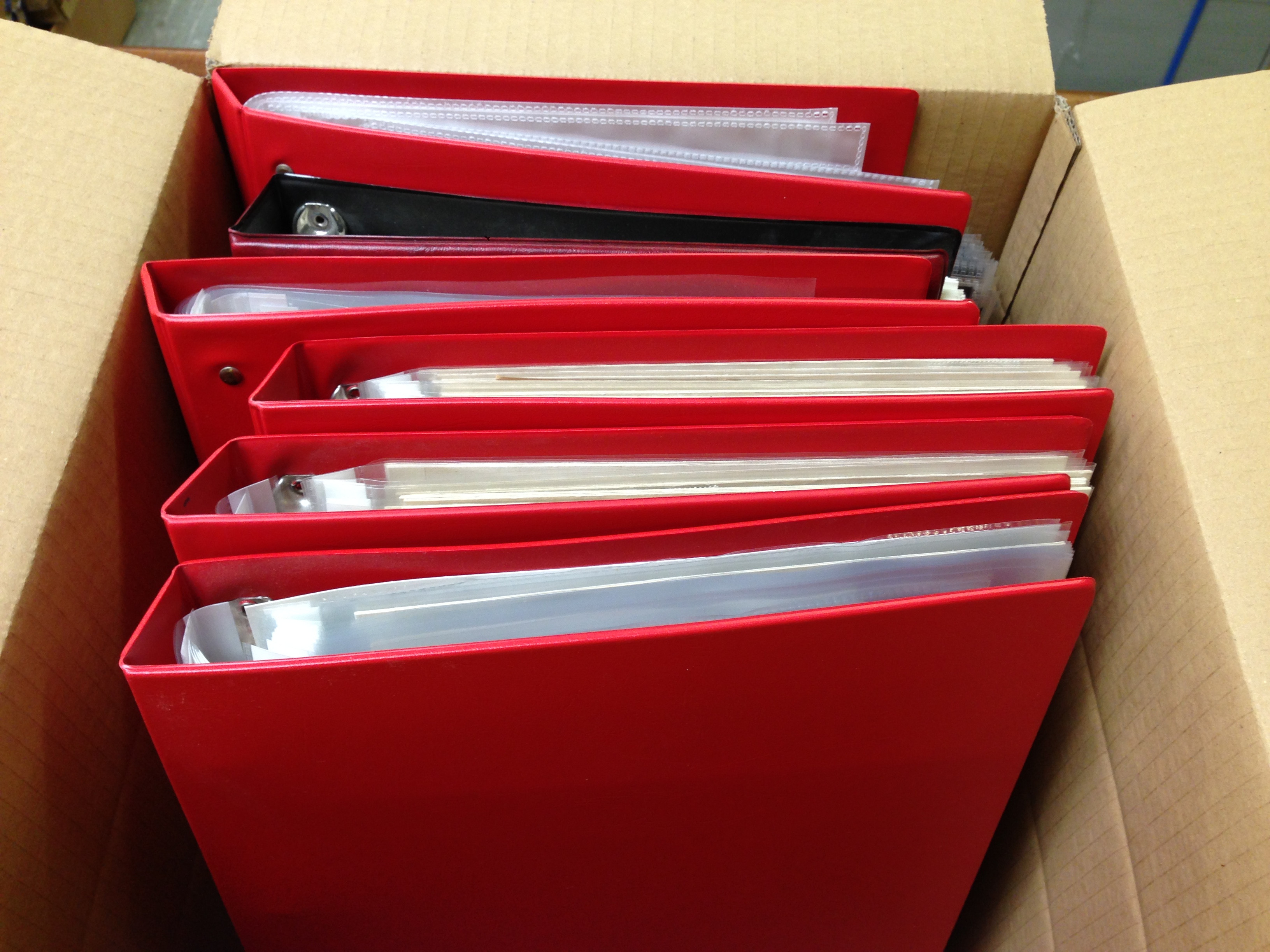 BOX WITH VARIOUS IN SIX BINDERS, SOME GB GREETINGS, BOOKLETS, PACKS ETC. - Image 2 of 2