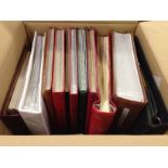 GB: BOX OF ALL WORLD IN TWELVE STOCKBOOKS