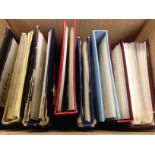 NORFOLK: BOX OF OLD TO MODERN POSTCARDS IN EIGHT FOLDERS