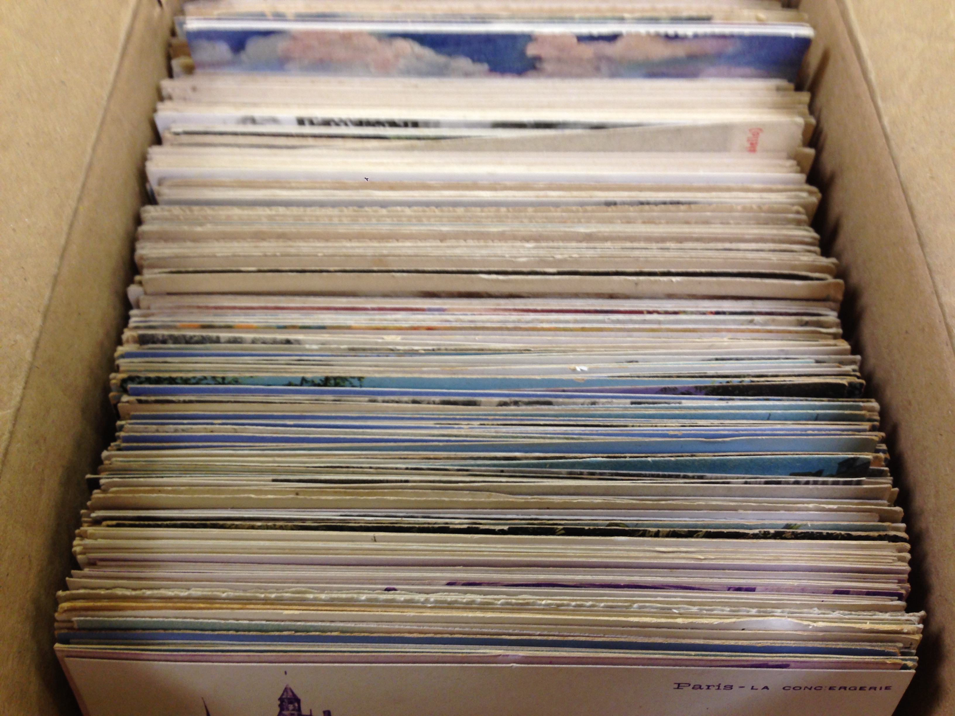 BOX OF MAINLY OVERSEAS POSTCARDS, MADEIRA, ITALY, EGYPT, CARRIBEAN ETC.