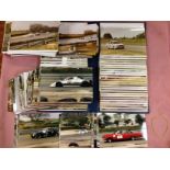 BOX OF PRIVATELY TAKEN MOTOR RACING PHOTOGRAPHS 5x3.