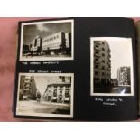 TWO WW2 PHOTOGRAPH ALBUMS, SCRAPBOOK, THETFORD WATERWORKS RECORD BOOKS (3) ETC.