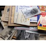 A BOX OF MIXED EPHEMERA (APPROX 180 ITEMS)