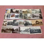 NORFOLK: SMALL MIXED LOT POSTCARDS, BUXTON MILL AFTER 1912 FLOOD RP, LAMMAS RP, ATTLEBOROUGH ETC.