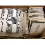 NORFOLK: BOX OF YARMOUTH, CAISTER AND GORLESTON POSTCARDS, INCLUDES A QUANTITY OF SHOP REMAINDER,