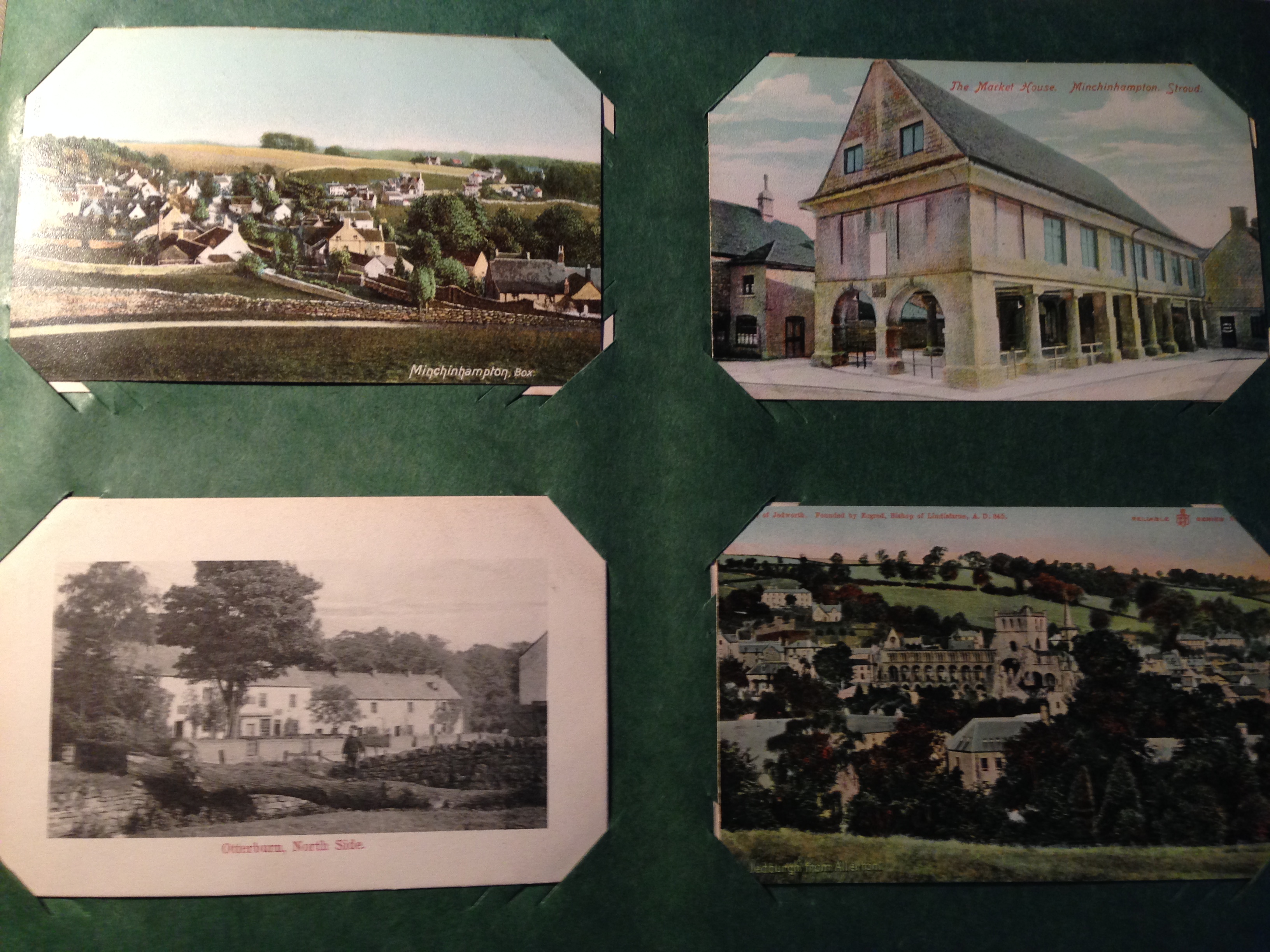 LARGE DISBOUND OLD ALBUM WITH CLEAN COUNTRYWIDE TOPOGRAPHICAL POSTCARDS, BIDEFORD, MINEHEAD, STROUD, - Image 2 of 3