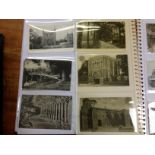 FLIP-TYPE ALBUM OF MIXED POSTCARDS, GER OFFICIALS, BRIGHTON FLORAL HALL RP, (APPROX.
