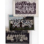 NORFOLK: UNUSED POSTCARDS NORWICH CITY FC TEAM GROUPS, 1906-7, 1907-8,