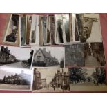 A COLLECTION OF SUFFOLK COASTAL POSTCARDS, LOWESTOFT, PAKEFIELD POST OFFICE RP, DUNWICH, ALDEBURGH,