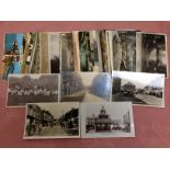 NORFOLK: MIXED POSTCARDS INCLUDING HANWORTH RP, HOLKHAM CAMP RP,