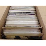 BOX OF MIXED POSTCARDS, LNWR OFFICIALS, MILITARY, SOCIAL HISTORY, UK TOPO ETC.