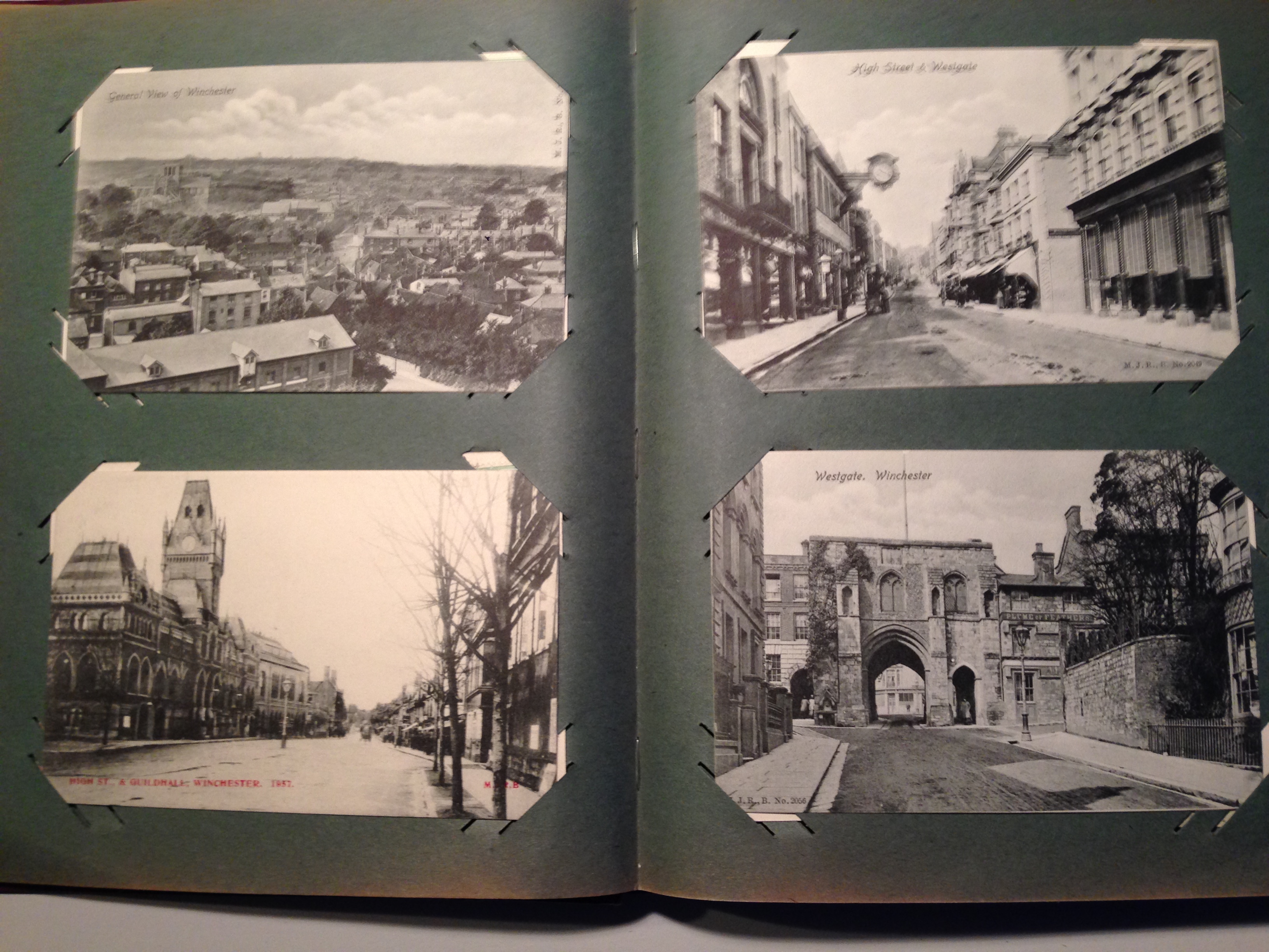 TWO OLD ALBUMS OF MAINLY UK TOPOGRAPHICAL POSTCARDS, BOURNEMOUTH, WINCHESTER, CARLISLE, LOUTH, - Image 2 of 6