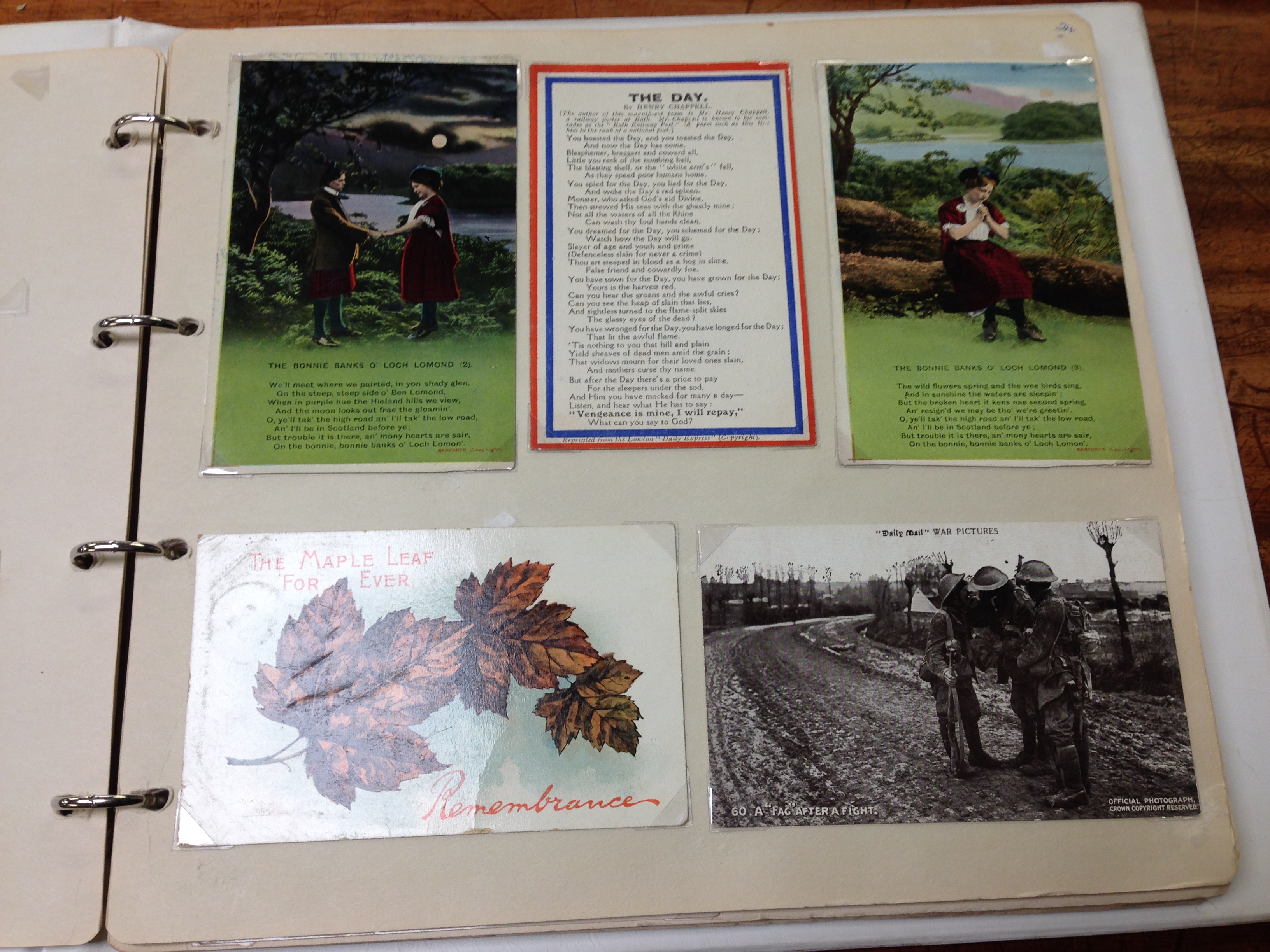 ALBUM OF MIXED POSTCARDS, DOGS, PHILLIMORE (5), PEMBROKE DOCK RP (2), MILITARY, SILKS, - Image 2 of 2