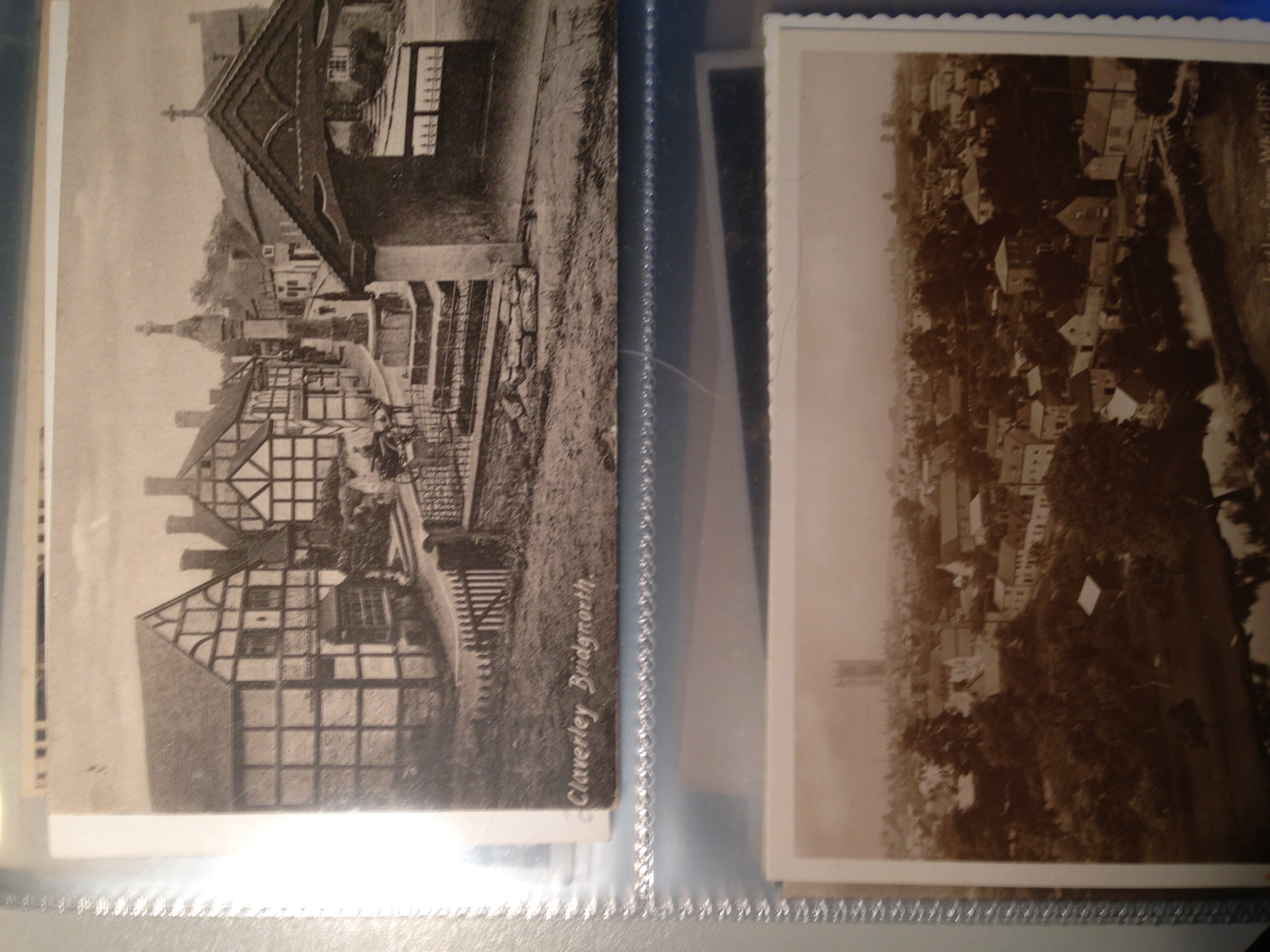 ALBUM WITH A COLLECTION OF SHROPSHIRE POSTCARDS, LUDLOW, SHREWSBURY, CHURCH STRETTON, BRIDGNORTH, - Image 3 of 4