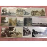 NORFOLK: A COLLECTION OF EATON POSTCARDS SEVERAL RP, POST OFFICE, FLOOD, RAILWAY CROSSING ETC.