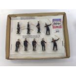 9 BRITAINS FIGURES 'ARCHERS' 1955 (8 MINT,